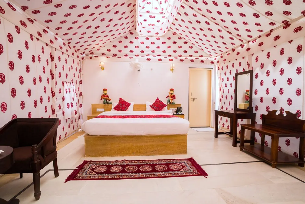 Deluxe Tent interior
