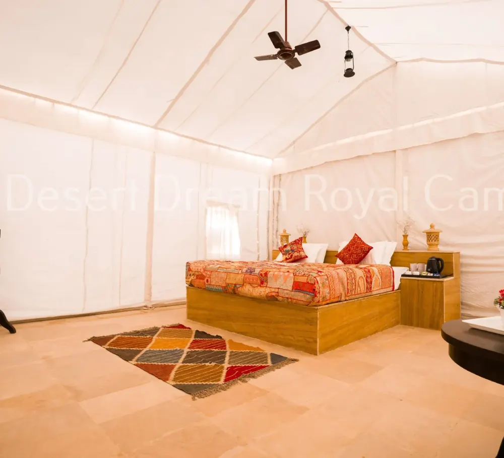 Luxury Tent with Rajasthani decor