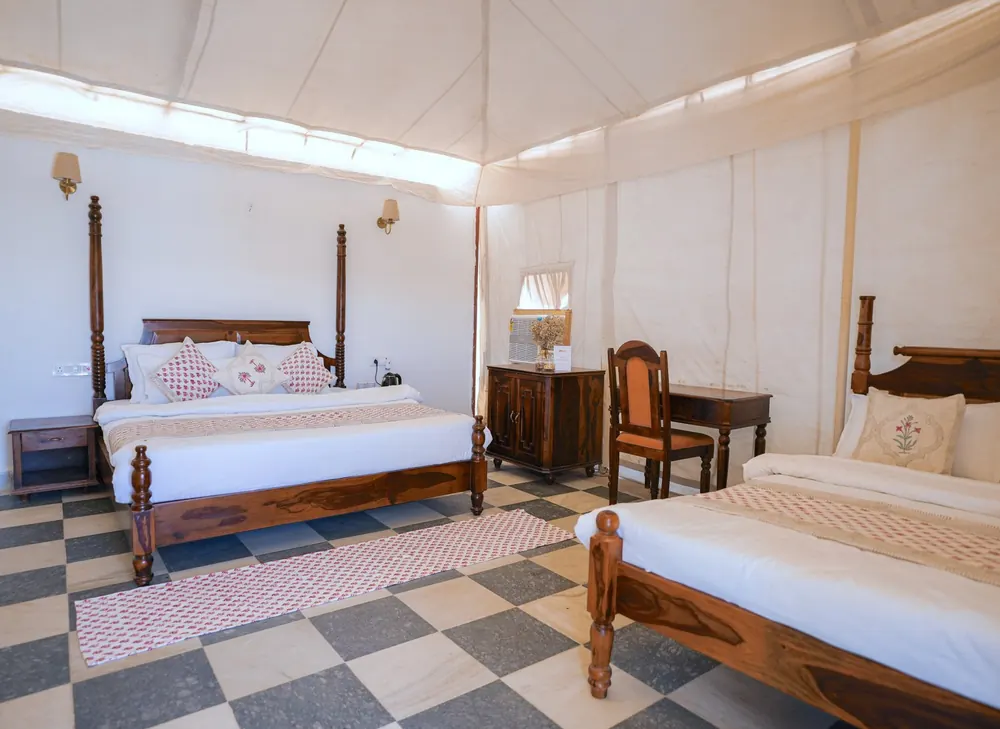 Maharaja Tent seating area