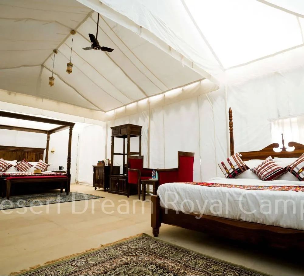 Oman Family Tent with two king beds